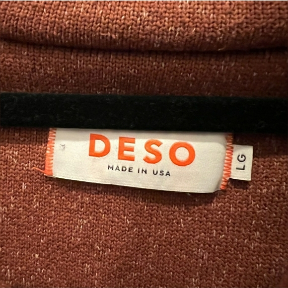 *SOLD*🧡DESO Supply Co•Wanderer Zip Hoodie•Terra Cotta Rust•Large🎉3xHP!🎉 - Picture 9 of 15